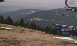 Lysá hora, pohled na východ