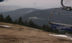 Lysá hora, pohled na východ