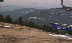 Lysá hora, pohled na východ