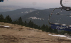 Lysá hora, pohled na východ