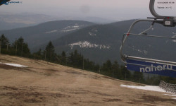 Lysá hora, pohled na východ