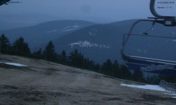 Lysá hora, pohled na východ