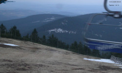 Lysá hora, pohled na východ