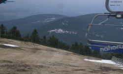 Lysá hora, pohled na východ