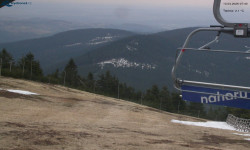 Lysá hora, pohled na východ