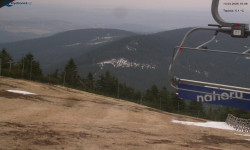 Lysá hora, pohled na východ