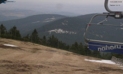 Lysá hora, pohled na východ