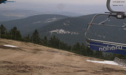 Lysá hora, pohled na východ