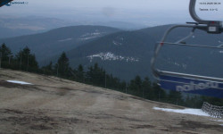 Lysá hora, pohled na východ