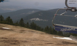 Lysá hora, pohled na východ