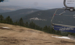 Lysá hora, pohled na východ