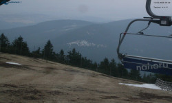 Lysá hora, pohled na východ