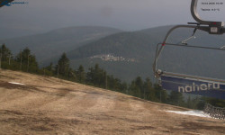 Lysá hora, pohled na východ