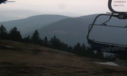 Lysá hora, pohled na východ