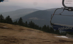 Lysá hora, pohled na východ