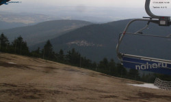 Lysá hora, pohled na východ