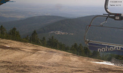 Lysá hora, pohled na východ