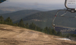 Lysá hora, pohled na východ