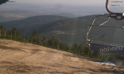 Lysá hora, pohled na východ