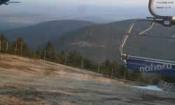 Lysá hora, pohled na východ