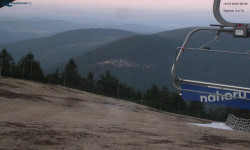 Lysá hora, pohled na východ