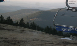 Lysá hora, pohled na východ