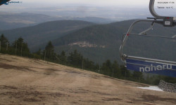 Lysá hora, pohled na východ