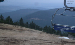 Lysá hora, pohled na východ