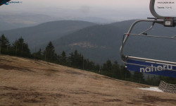 Lysá hora, pohled na východ