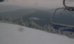 Lysá hora, pohled na východ