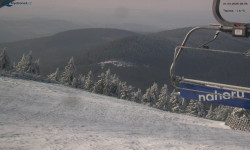 Lysá hora, pohled na východ