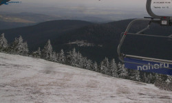 Lysá hora, pohled na východ