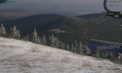 Lysá hora, pohled na východ