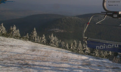 Lysá hora, pohled na východ