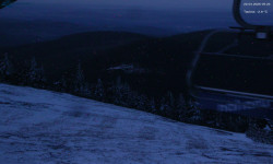 Lysá hora, pohled na východ