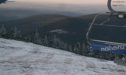 Lysá hora, pohled na východ