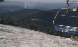 Lysá hora, pohled na východ