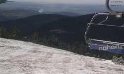 Lysá hora, pohled na východ