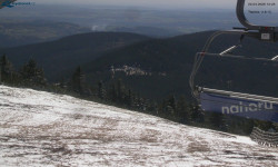 Lysá hora, pohled na východ