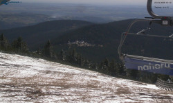 Lysá hora, pohled na východ