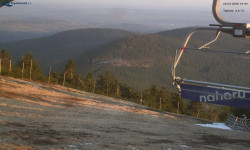 Lysá hora, pohled na východ