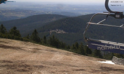 Lysá hora, pohled na východ