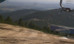 Lysá hora, pohled na východ