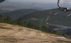 Lysá hora, pohled na východ