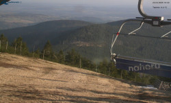 Lysá hora, pohled na východ