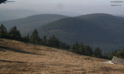 Lysá hora, pohled na východ