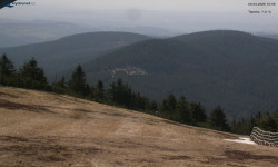 Lysá hora, pohled na východ