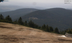 Lysá hora, pohled na východ