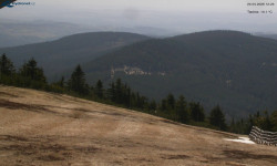 Lysá hora, pohled na východ