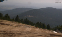 Lysá hora, pohled na východ